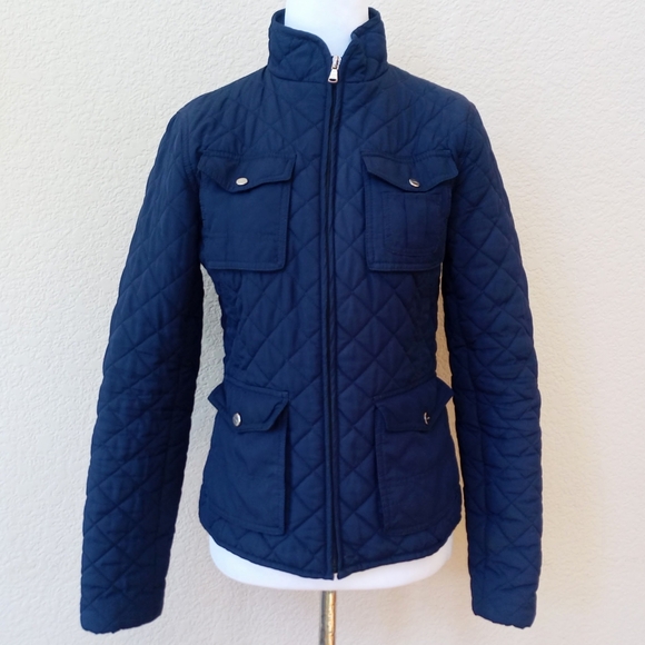 Ralph Lauren navy blue quilted jacket - Picture 4 of 7